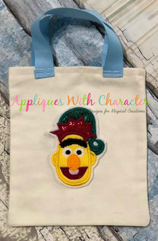 Christmas Bert Applique Design Christmas Bert Applique Design