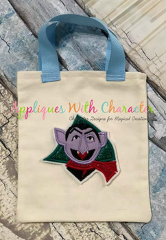 Christmas Count Dracula Applique Design Christmas Count Dracula Applique Design