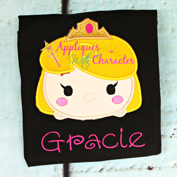 Sleeping Girl Tsum Tsum Applique Design Sleeping Girl Tsum Tsum Applique Design