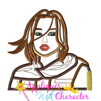 Star Battle Jyn Erso Applique Design Star Battle Jyn Erso Applique Design