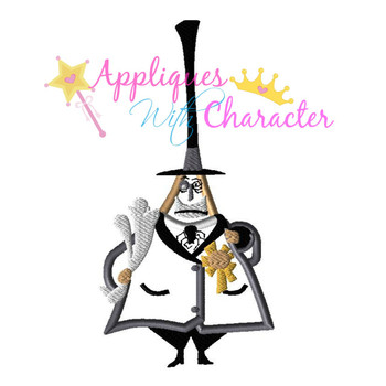 Nightmare Before Christmas Mayor Applique Design Nightmare Before Christmas Mayor Applique Design
