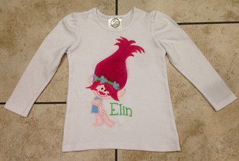 Troll Movie Pop Applique Design Troll Movie Pop Applique Design
