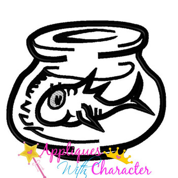 Doctor Seuss Fish In Bowl Embroidery Machine Design Doctor Seuss Fish In Bowl Embroidery Machine Design