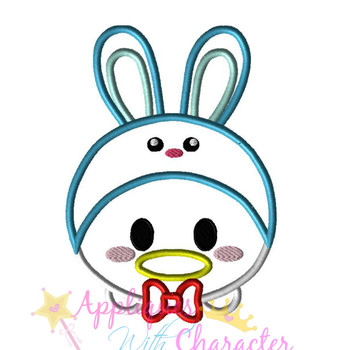 Don Duck Easter Bunny Tsum Tsum Applique Design Don Duck Easter Bunny Tsum Tsum Applique Design