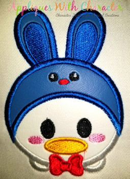 Don Duck Easter Bunny Tsum Tsum Applique Design Don Duck Easter Bunny Tsum Tsum Applique Design