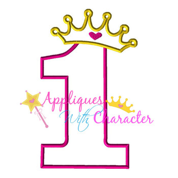 Princess ONE Applique Design Princess ONE Applique Design