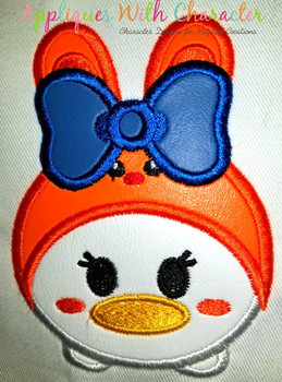 Daizy Duck Easter Bunny Tsum Tsum Applique Design Daizy Duck Easter Bunny Tsum Tsum Applique Design