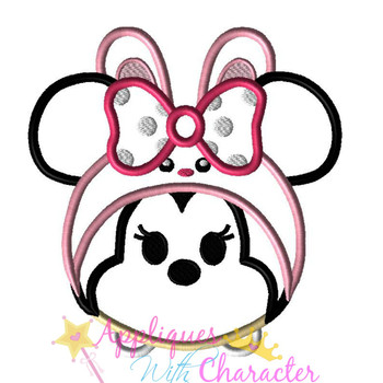 Miss Mouse Easter Bunny Tsum Tsum Applique Design Miss Mouse Easter Bunny Tsum Tsum Applique Design