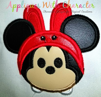 Mr Mouse Easter Bunny Tsum Tsum Applique Design Mr Mouse Easter Bunny Tsum Tsum Applique Design