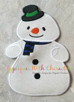 Doc Mcstuffons Chillie Snowman Applique Design Doc Mcstuffons Chillie Snowman Applique Design