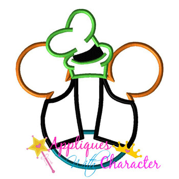 Goofie Mr Mouse Head Applique Design Goofie Mr Mouse Head Applique Design
