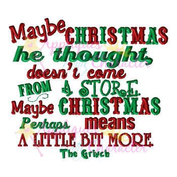 Grinchy Saying Embroidery Design Grinchy Saying Embroidery Design