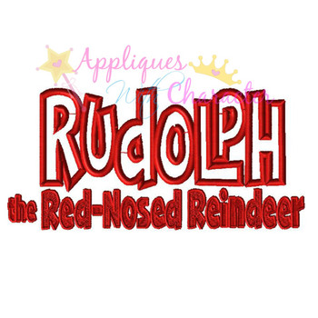 Rudy Logo Applique Design Rudy Logo Applique Design