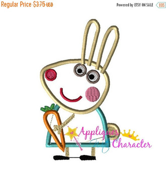 Pepper Pig Rebekah Rabbit Applique Design Pepper Pig Rebekah Rabbit Applique Design