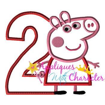 Pepper Pig TWO Applique Design Pepper Pig TWO Applique Design