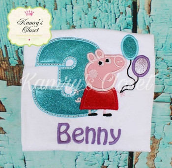 Pepper Pig THREE Applique Design Pepper Pig THREE Applique Design