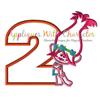 Pop Troll Two Applique Design Pop Troll Two Applique Design