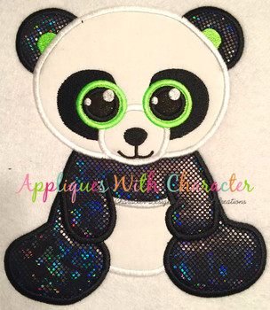 Beanie Panda Bear Applique Design Beanie Panda Bear Applique Design