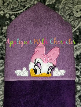 Daizy Peeking Face Applique Design Daizy Peeking Face Applique Design