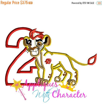 Lion Guard TWO Inspired Applique Design Lion Guard TWO Inspired Applique Design