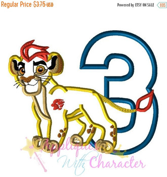 Lion Guard THREE Inspired Applique Design Lion Guard THREE Inspired Applique Design