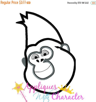 Sing Movie Johnny Gorilla Applique Design Sing Movie Johnny Gorilla Applique Design