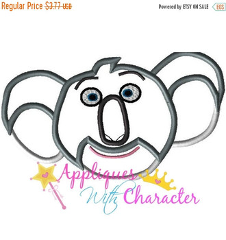 Sing Movie Buster Moon Applique Design Sing Movie Buster Moon Applique Design
