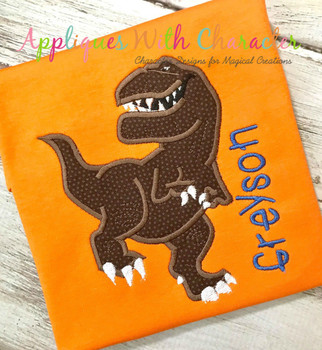 Butch Good Dinosaur T-Rex Applique Design Butch Good Dinosaur T-Rex Applique Design