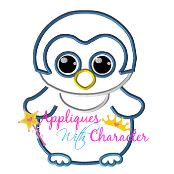 Beanie Owl Applique Design Beanie Owl Applique Design