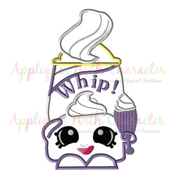 Shopikins Dollops Applique Design Shopikins Dollops Applique Design
