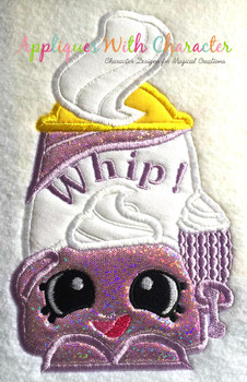 Shopikins Dollops Applique Design Shopikins Dollops Applique Design