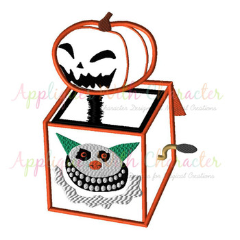 Nightmare Before Christmas Jack In The Box Applique Design Nightmare Before Christmas Jack In The Box Applique Design