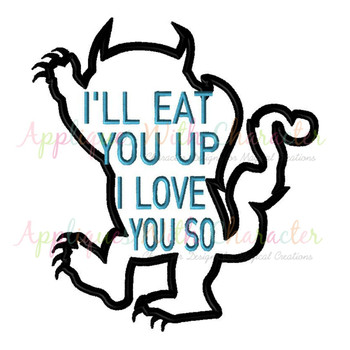 Wild Things Applique Design Wild Things Applique Design