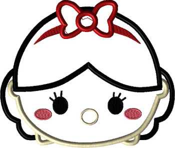 Snow Girl Tsum Tsum Applique Design Snow Girl Tsum Tsum Applique Design