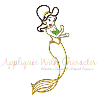 Mermaid Sister 2 Applique Design Mermaid Sister 2 Applique Design