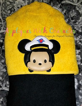 Mr Mouse Captain Cruise Tsum Tsum Applique Design Mr Mouse Captain Cruise Tsum Tsum Applique Design