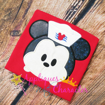 Mickey Sailor Cruise Tsum Tsum Applique Design Mickey Sailor Cruise Tsum Tsum Applique Design