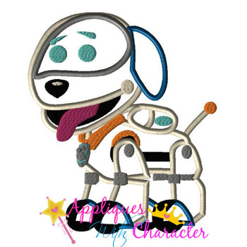 Paw Patrol Robo Dog Applique Design Paw Patrol Robo Dog Applique Design