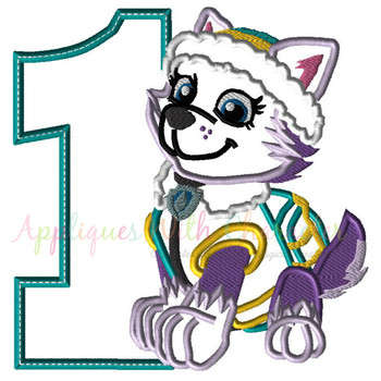 Everi Pup Patrol Applique Design Everi Pup Patrol Applique Design