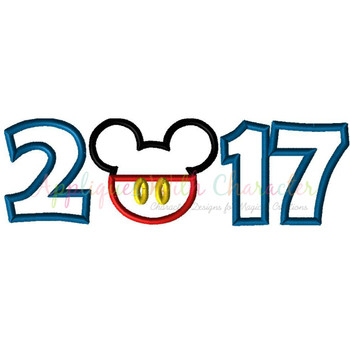 2017 Mr Mouse Head Applique Design 2017 Mr Mouse Head Applique Design