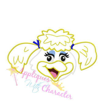 Chuck E Cheeze's Hellen Henny Bird Applique Design Chuck E Cheeze's Hellen Henny Bird Applique Design