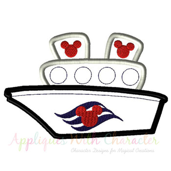 Cruise Ship 2 Applique Design Cruise Ship 2 Applique Design
