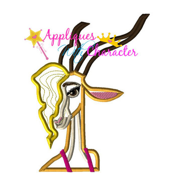 Zoo Gazelle Applique Zoo Gazelle Applique