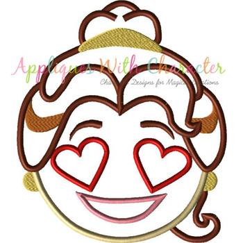 Beauty Bella Emoji Applique Design Beauty Bella Emoji Applique Design