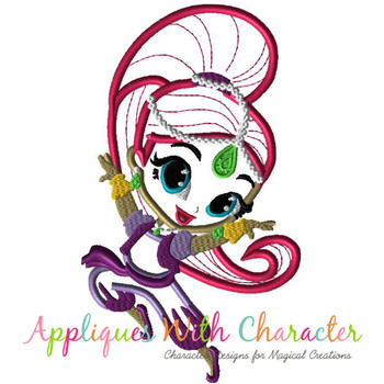 Shimmy and Shiny Genie Applique Design Shimmy and Shiny Genie Applique Design