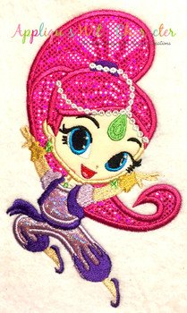 Shimmy and Shiny Genie Applique Design Shimmy and Shiny Genie Applique Design