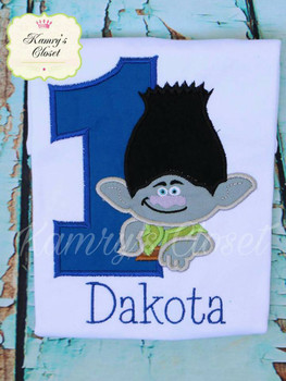 Troll Guy One Applique Design Troll Guy One Applique Design
