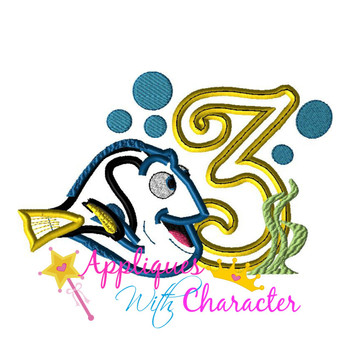Dorie Three Applique Design Dorie Three Applique Design
