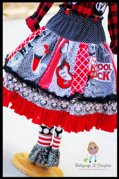 School Of Rockers Applique Design School Of Rockers Applique Design