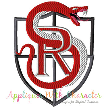 School Of Rockers Badge Applique Design School Of Rockers Badge Applique Design